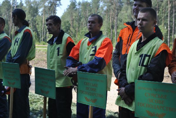Вальщики леса из Свесы стали лучшими в Украине