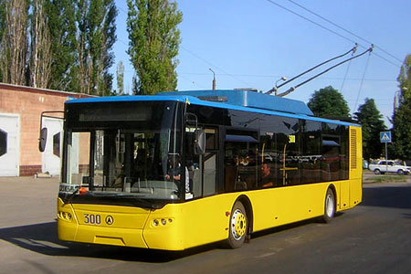 В конце апреля в Сумы приедет первый троллейбус «Богдан»