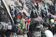 Возвращение сумских пограничников из зоны АТО 01.10.2014 года