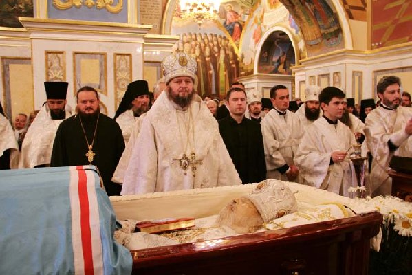 Состоялись богослужения по случаю погребения Митрополита Киевского Владимира