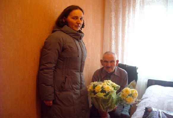 Ветерану ВОВ из Конотопа исполнилось 90 лет