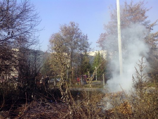 Сумскую детскую больницу окутали клубы дыма