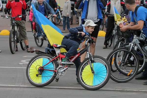Сумчане отметили Всеукраинский велодень