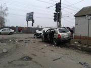 Авария на перекресте Первомайская - Калинина 1 марта 2014 (03)