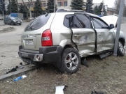 Авария на перекресте Первомайская - Калинина 1 марта 2014 (01)